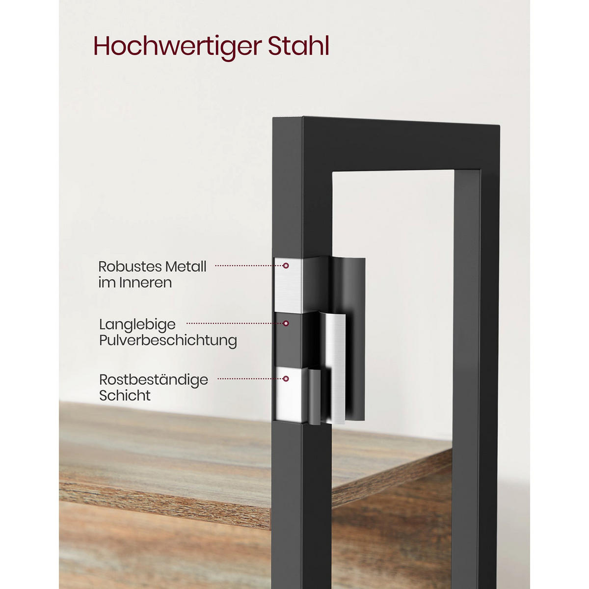 BÜCHERREGAL LIBREVILLE - Zwetschgeholzfarben, Holzwerkstoff (158/166/24cm) - Hansiro