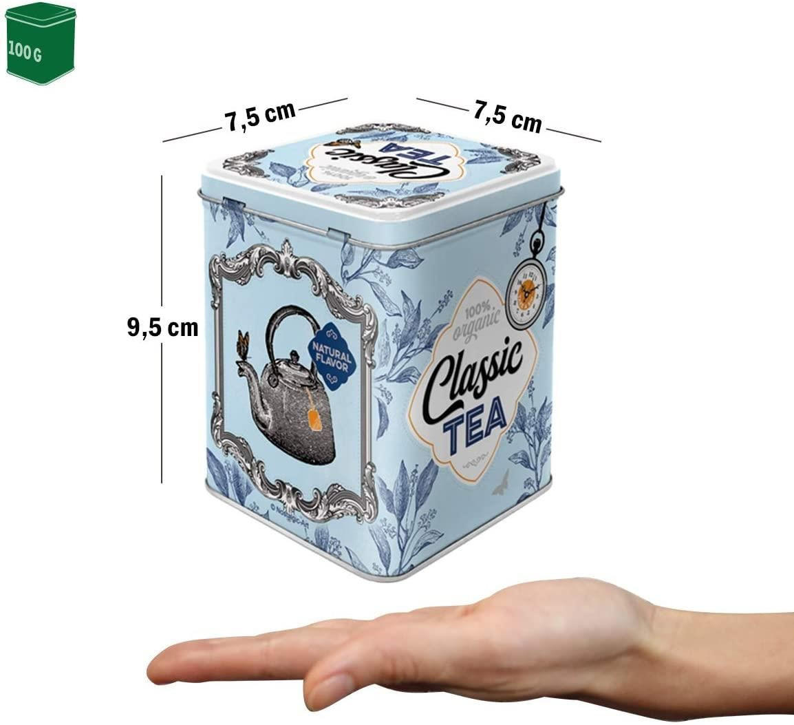 TEEDOSE Home & Country Classic Tea - Multicolor, Metall (1/9.5cm) - Nostalgic-Art