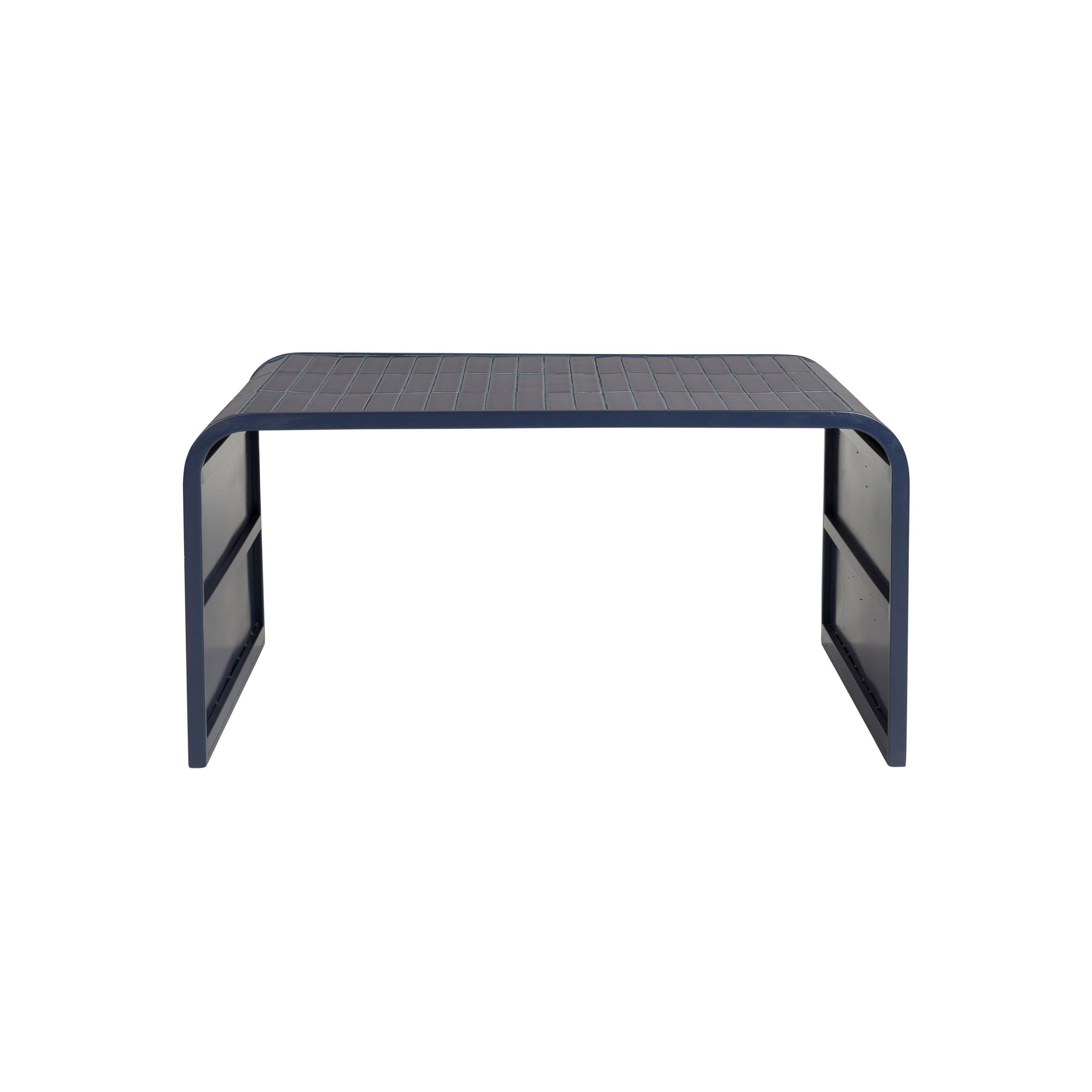 COUCHTISCH Tiles Blau - Blau, Metall (80/47/40cm) - Zuiver