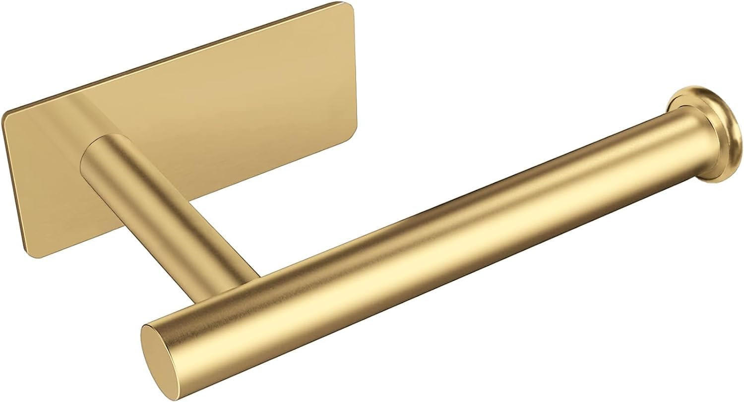 TOILETTENPAPIERHALTER, Toilettenpapierhalter - Goldfarben, Metall (10/9/16cm) - BELZ