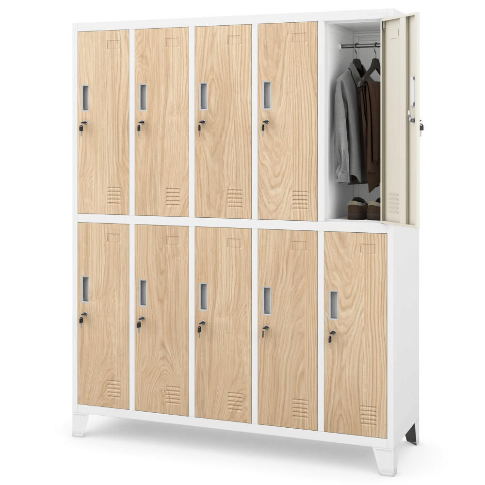 Jan Nowak Umkleideschrank Weiß 136x172x45 cm