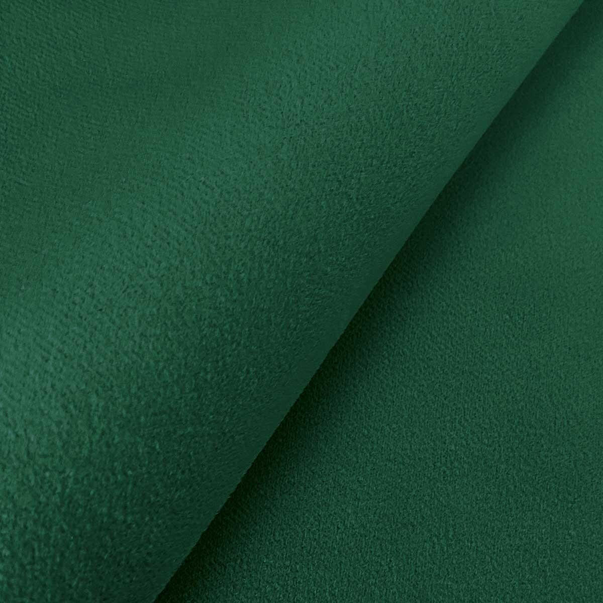 ECKSOFA L Form Florinna Grün 245/182/87 cm mit Schlaffunktion - Chromfarben/Grün, Textil/Metall (245/182cm) - AX Living