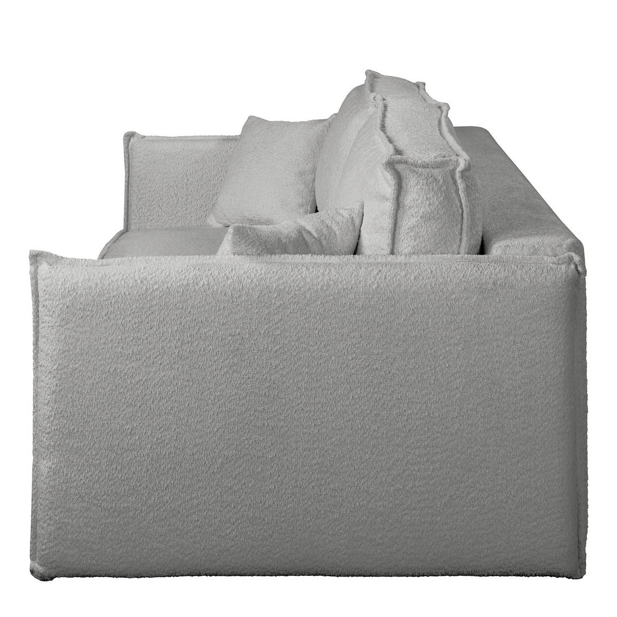 SCHLAFSOFA - Schwarz/Grau, Kunststoff/Textil (221/70/105cm) - home24