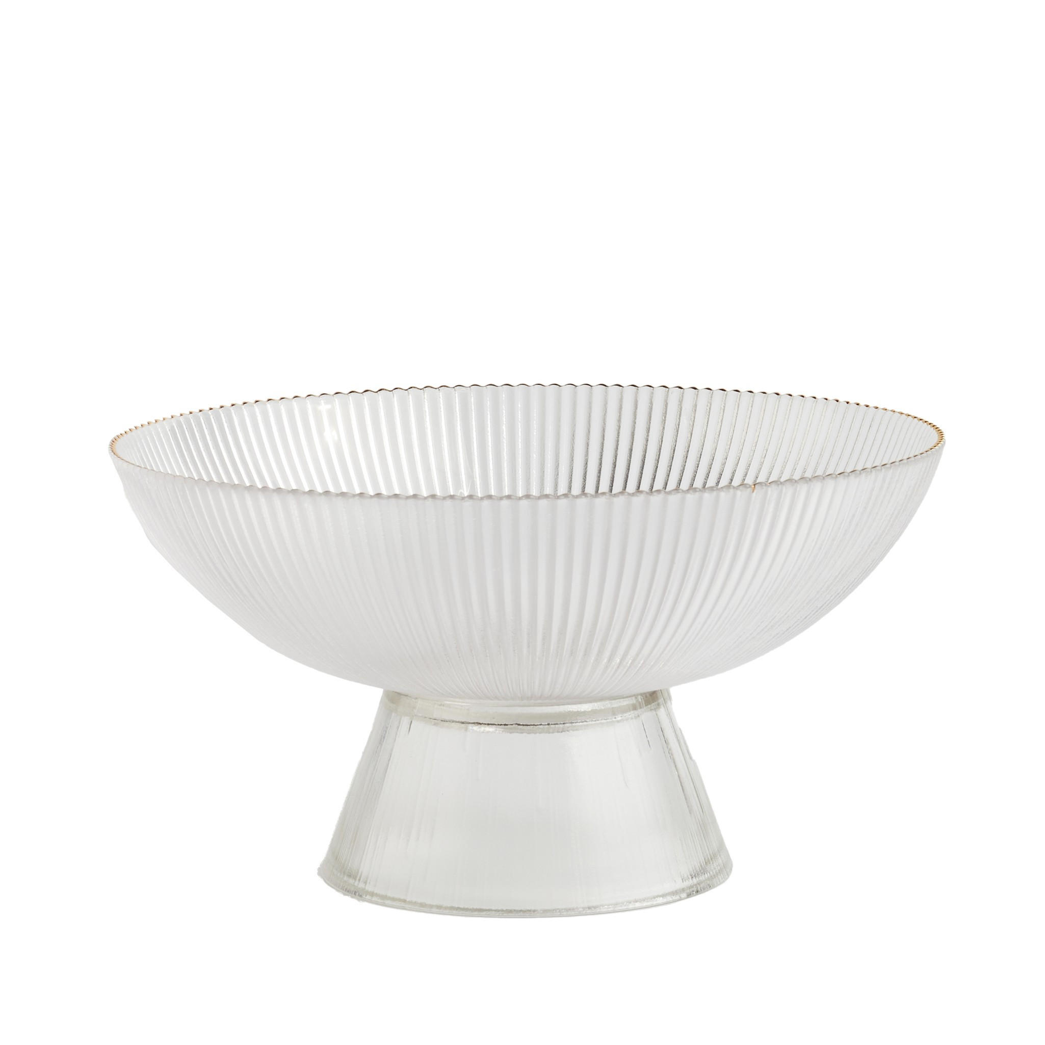 SERVIERPLATTE Riminis - Goldfarben, Glas (25/14/25cm) - home&you