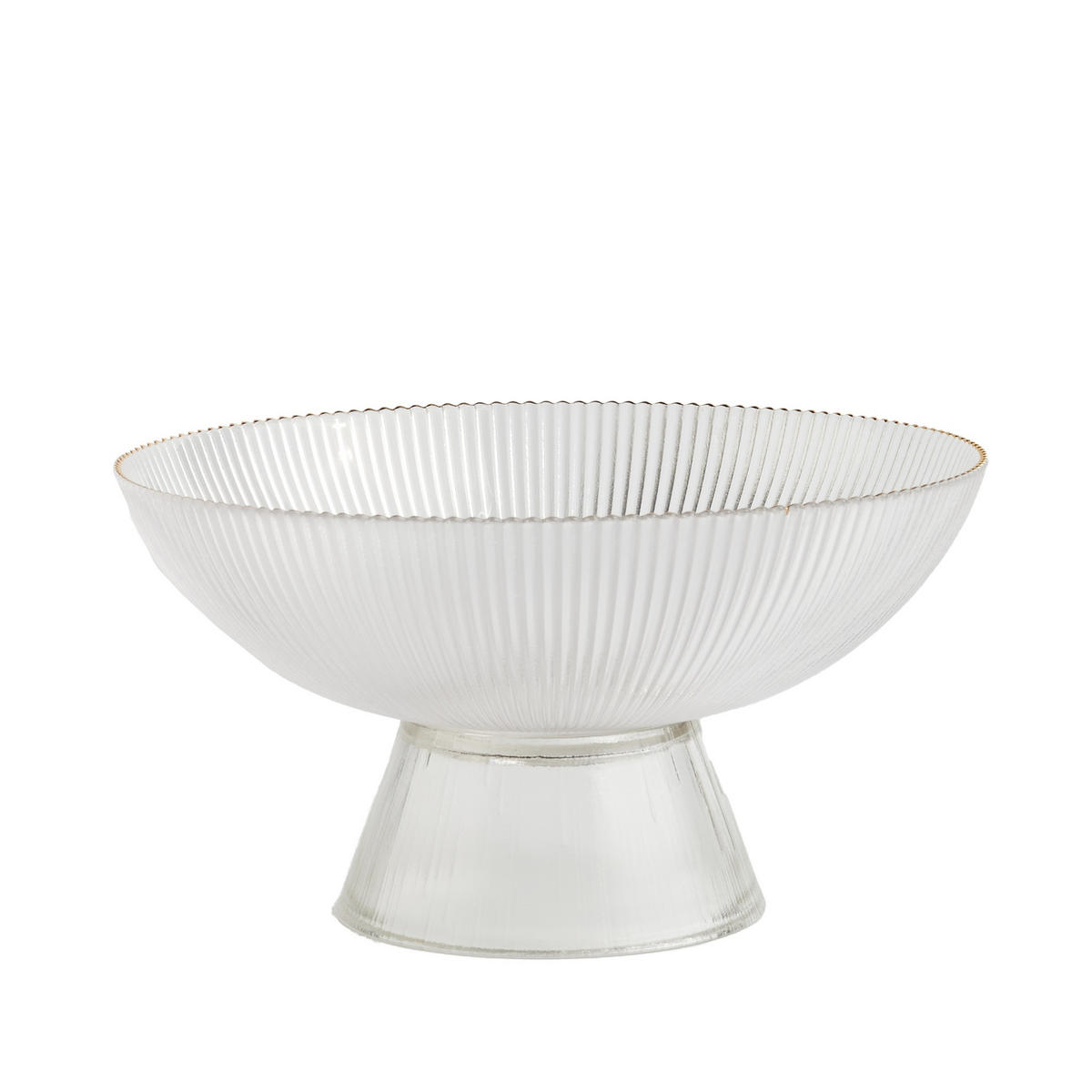 SERVIERPLATTE Riminis - Goldfarben, Glas (25/14/25cm) - home&you