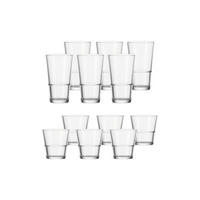 TRINKGLÄSER EVENT transparent 12er Set - Transparent, Glas (0.001L) - Leonardo Living