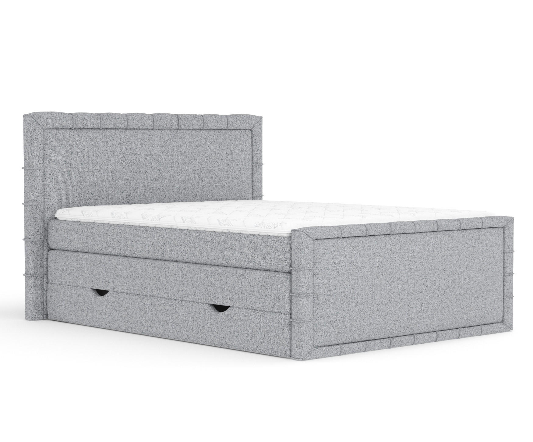 Maison de Reve Boxbett Grau 180x200 cm