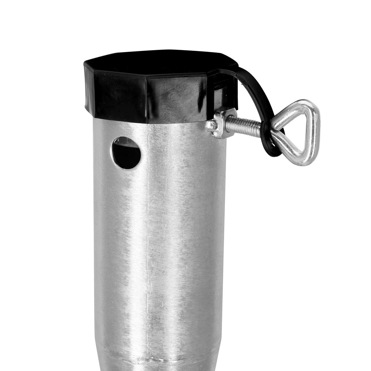 TALNA spona - srebrne barve, kovina/umetna masa (7/56/10cm) - Relaxdays