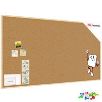 PINNWAND mit Naturholzrahmen 180x100cm - Braun, Holz (180/100/1.8cm) - ALLboards