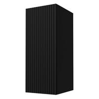 HÄNGESCHRANK Lamello W2/30 Schwarz Matt / Schwarz 30 / 32,5 / 72cm - Dunkelgrau/Schwarz, Holz/Holzwerkstoff (30/72/32.5cm) - Feldmann-Wohnen