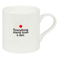 KAFFEEBECHER Bauhaus - Everything starts - Naturfarben, Keramik (0.4L) - Könitz