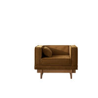 SESSEL Miu Senfgelb aus Stoff - Dunkelgelb, Textil (93/70/90cm) - Tikamoon