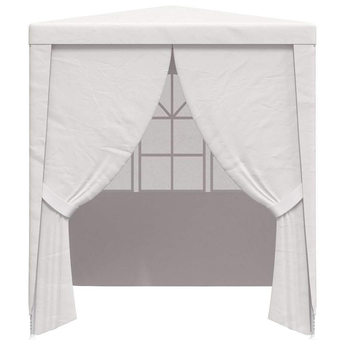 PROFI-PARTYZELT Mit Seitenwänden 2.5/2.5 M Weiss 90 G/M² - Weiß, Kunststoff (250/240/250cm) - vidaXL