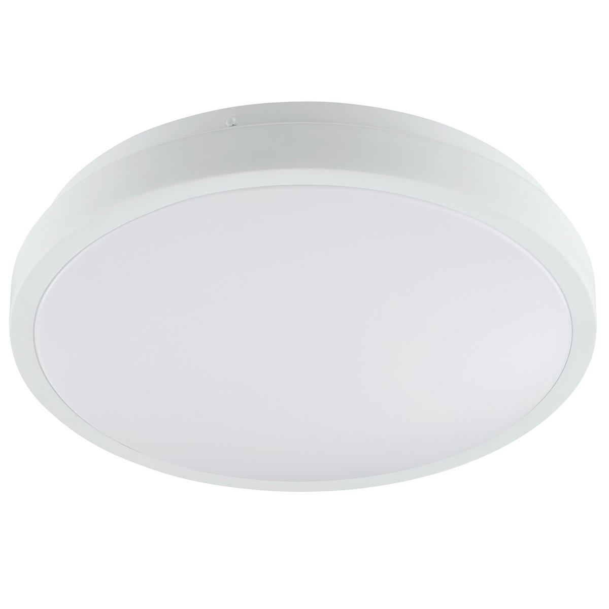 LED DECKENLEUCHTE Livas Weiß 33/33/7 cm - Weiß, Metall (33/33/7cm) - Brilliant