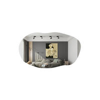 SPIEGEL Losa 52x89cm - Silberfarben, Holzwerkstoff (52/89/3.5cm) - moebel17