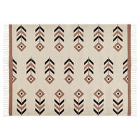 KELIM-TEPPICH Niavan 200/140 cm - Beige, Textil (140/200cm) - Beliani