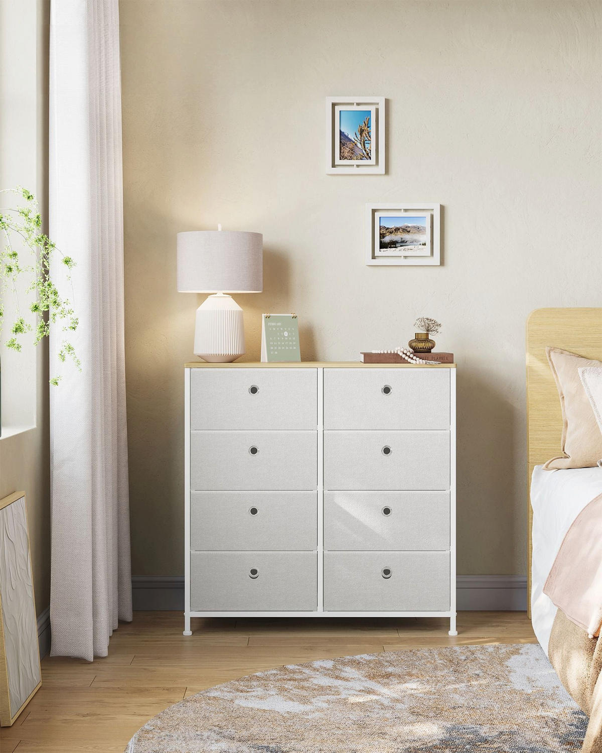 KOMMODE ASTANA - Creme, Holzwerkstoff (80/81.5/30cm) - Hansiro