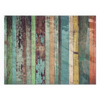 GLASPLATTE für Kamin 80x60 cm - Türkis, Glas (80/60/0.4cm) - TULUP