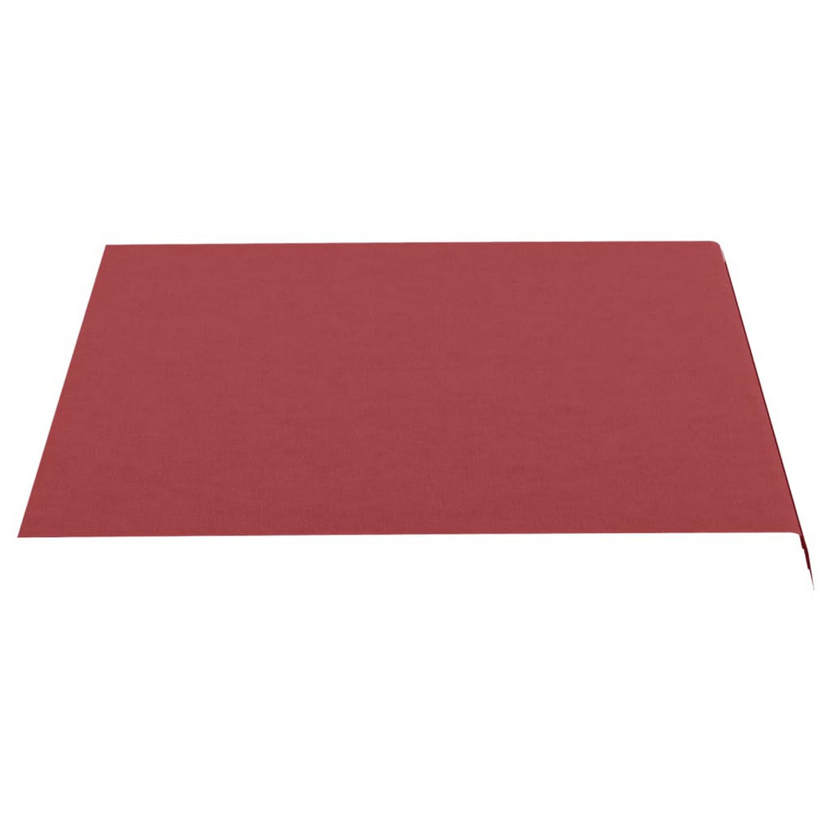 MARKISENSTOFF mit Volant| Rot, für 300x250cm Rahmen | Markisenbespannung Markisentuch - Rot, Textil (280/0.3/245cm) - DELUKE