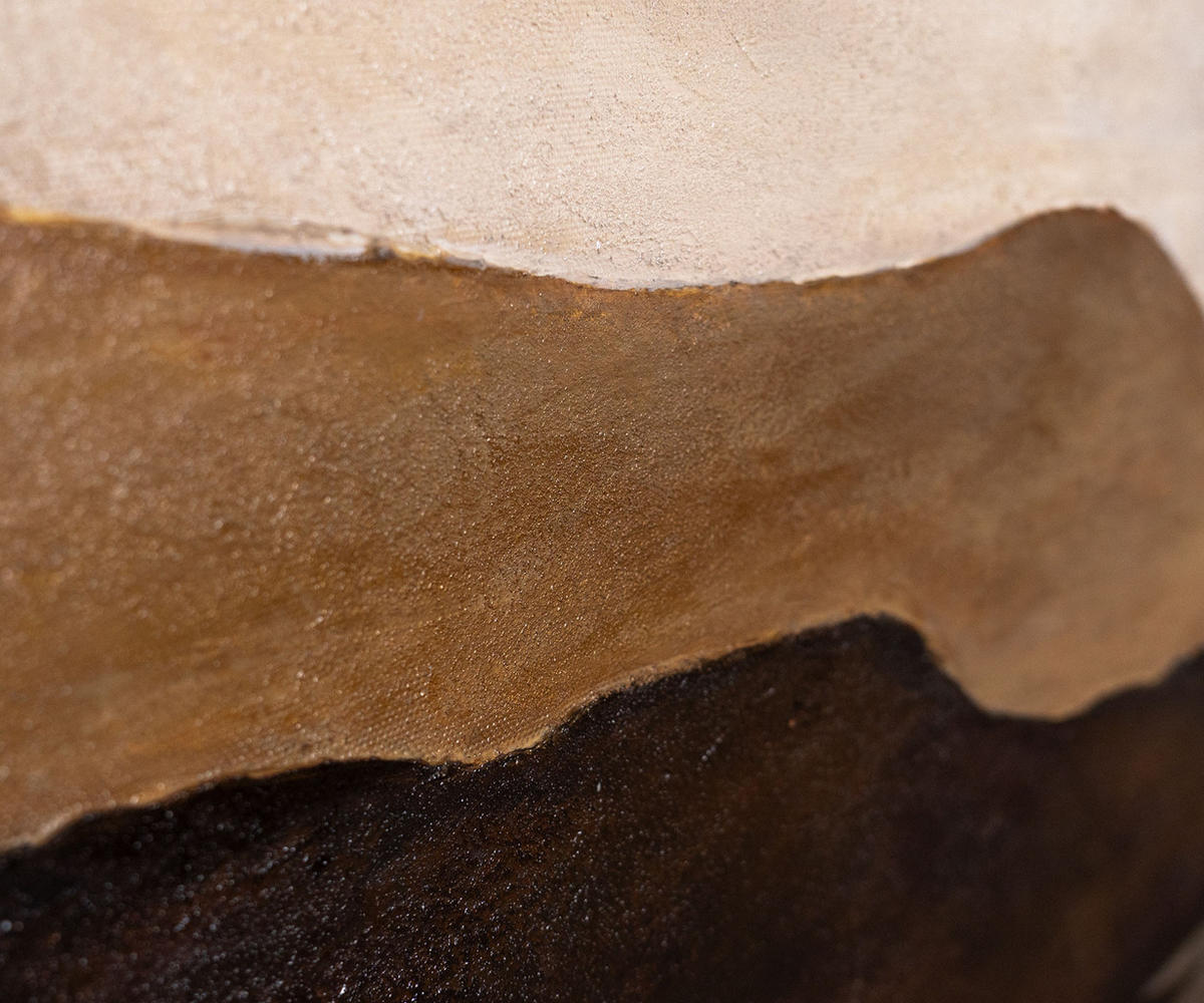 GEMÄLDE Sanfter Sonnenaufgang Schattenfugenrahmen Grau 160x80 cm - Grau, Holz (160/80cm) - YS-art gallery