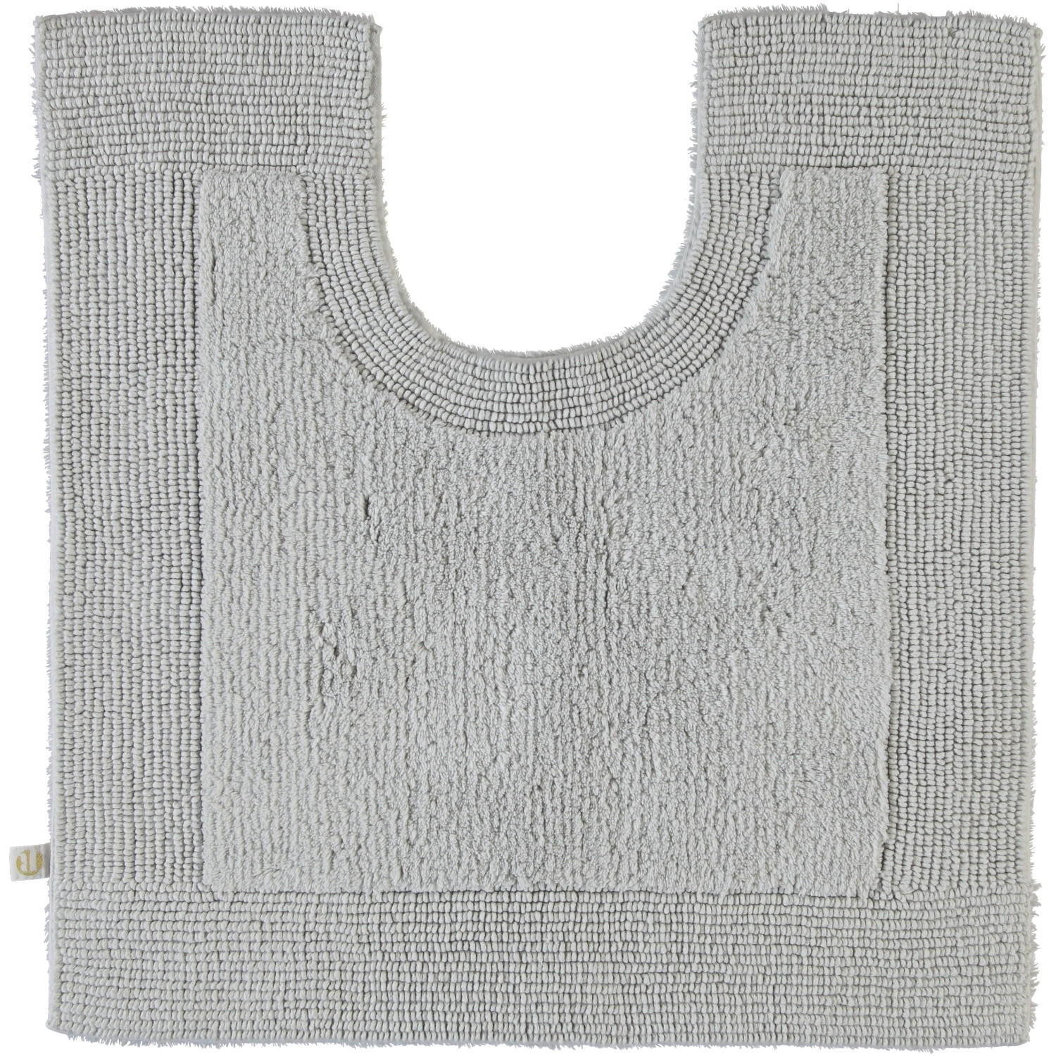 Rhomtuft Wc-Vorleger Grau 60x60 cm