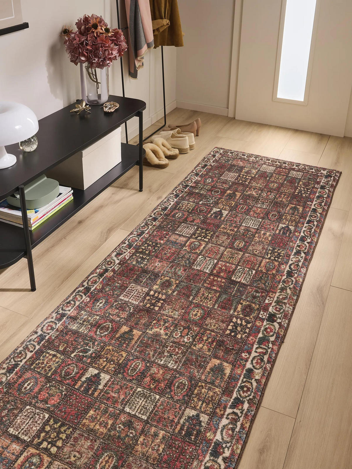 LÄUFER Mara Rot 80x240 cm - Rot, Textil (80/240cm) - benuta Pop