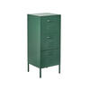 AKTENSCHRANK Grün Wostok - Grün, Metall (43/103/40cm) - Beliani