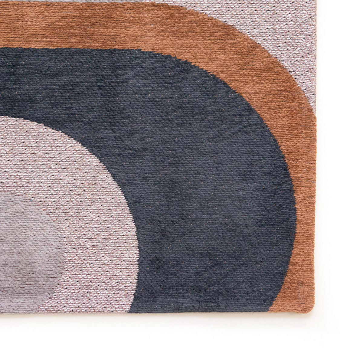 TEPPICH Camel Blue Nuance 80/250 cm - Braun, Textil (80/250cm) - Louis De Poortere