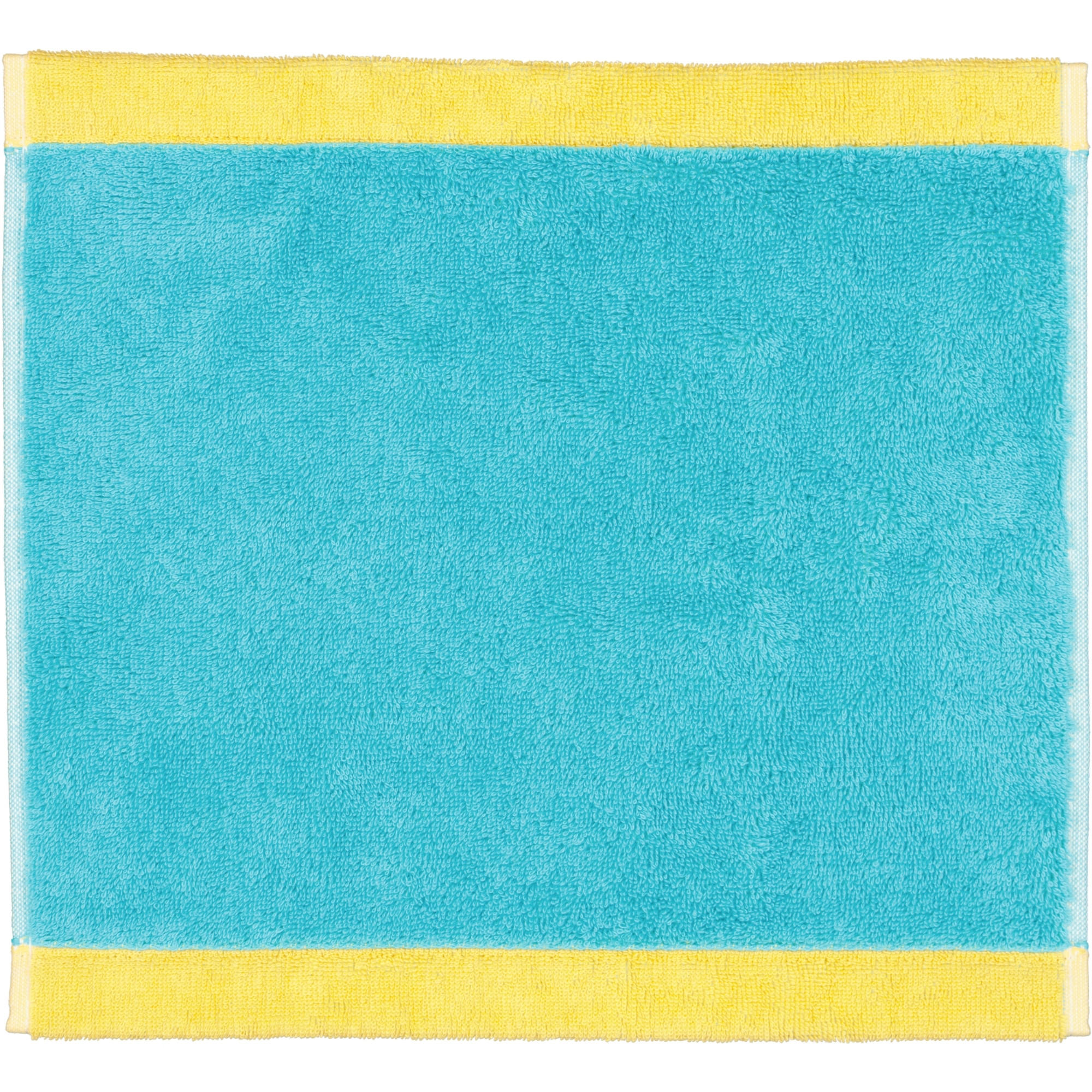 HANDTÜCHER LIFESTYLE SPLASH 7071 TÜRKIS/APRICOT - 15 - Blau, Textil (30/30cm) - Cawoe