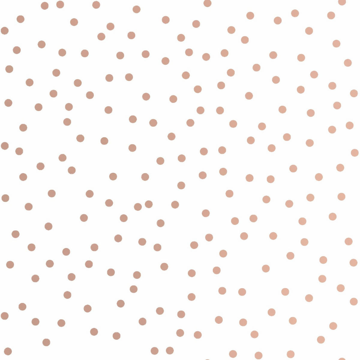 VLIESTAPETE Confetti 1000x53cm - Roségold/Weiß, Papier/Kunststoff (53/1000cm) - Superfresco Easy