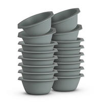SCHÜSSEL Kunststoff Ø15,5 cm Grün 16er-Pack - Grün, Kunststoff