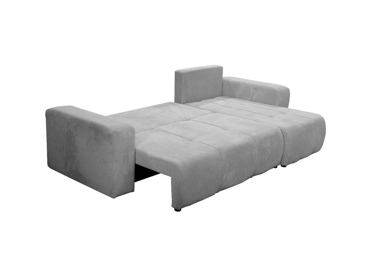 ECKSOFA Dagny Mit Schlaffunktion - Blau, Holzwerkstoff/Textil (248/146cm) - Fun Möbel