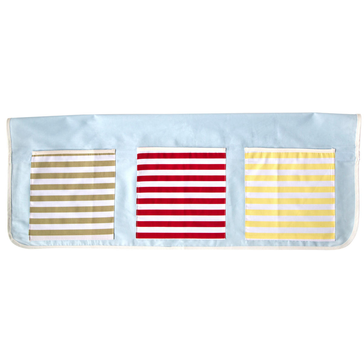 BETTTASCHE 70/90 cm - Hellblau, Textil (80/30/30cm) - Homestyle4u