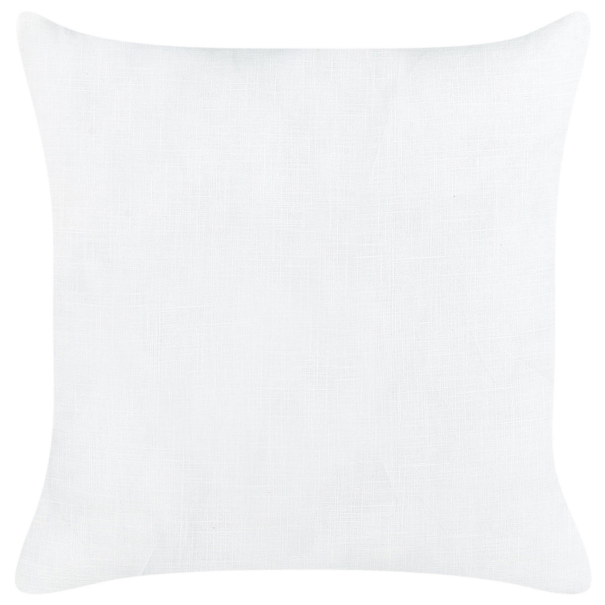 DEKOKISSEN 2er-Set Cremeweiß 50/50 cm Mindala - Creme, Textil (50/50cm) - Beliani