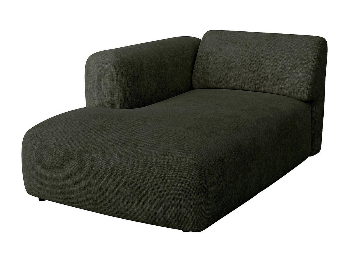 RECAMIERE ohne Schlaffunktion - 1 Person - stoff - grün Pogni - Grün, Textil (108/73/163cm) - Vente-Unique