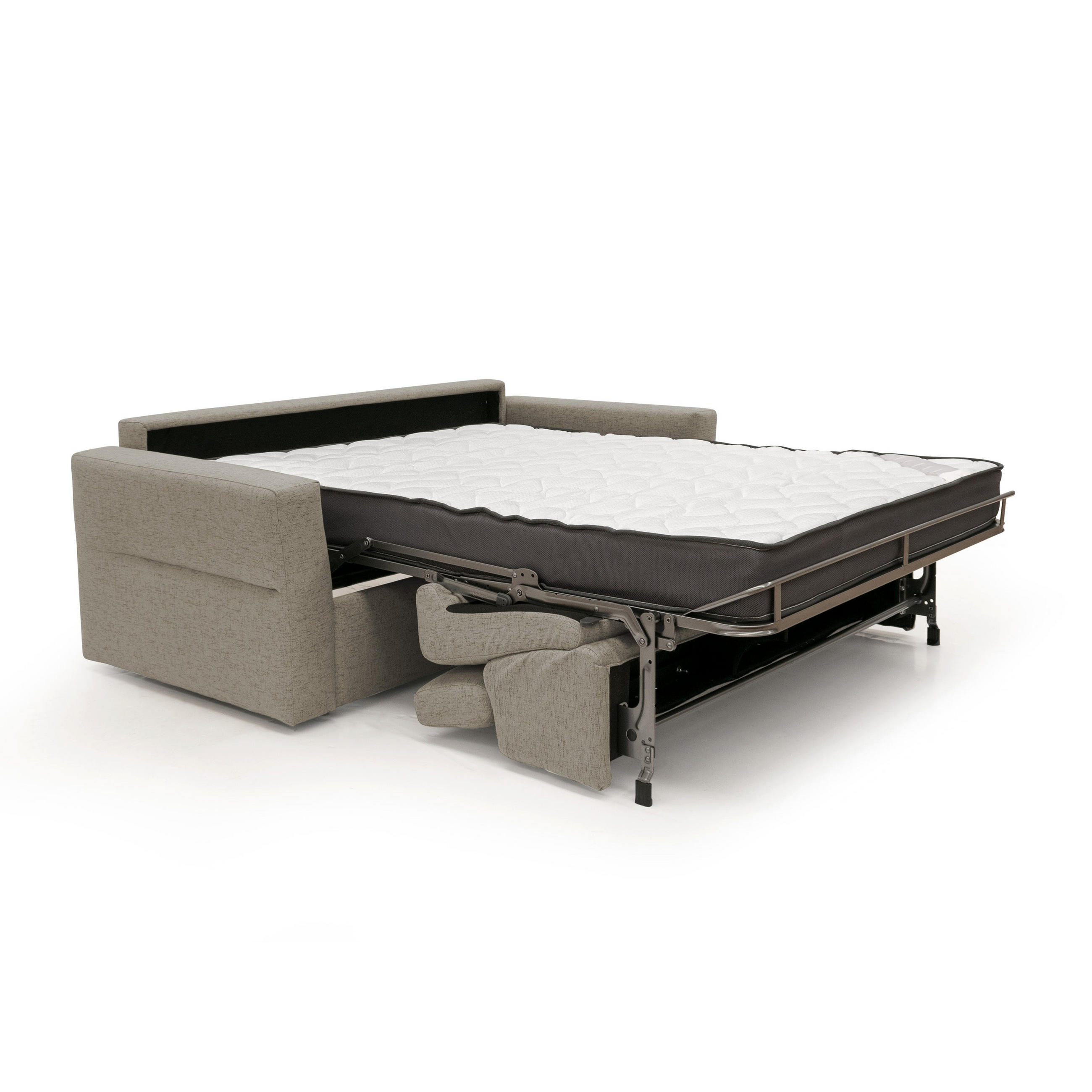SCHLAFSOFA Avalon - Braun, Textil (200/100/95cm) - Divani.store
