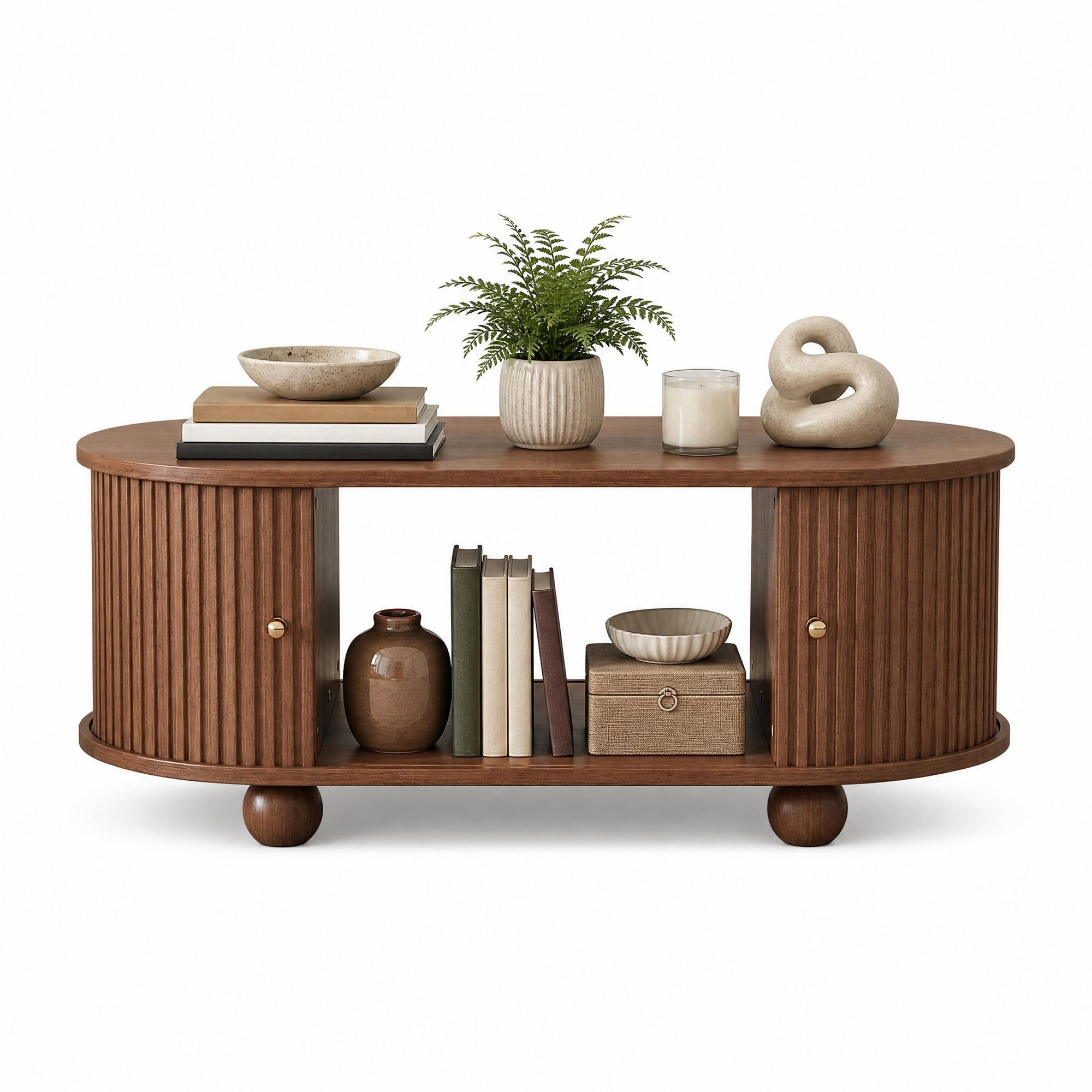 Ivmeu Couchtisch Walnuss 50x40x100 cm