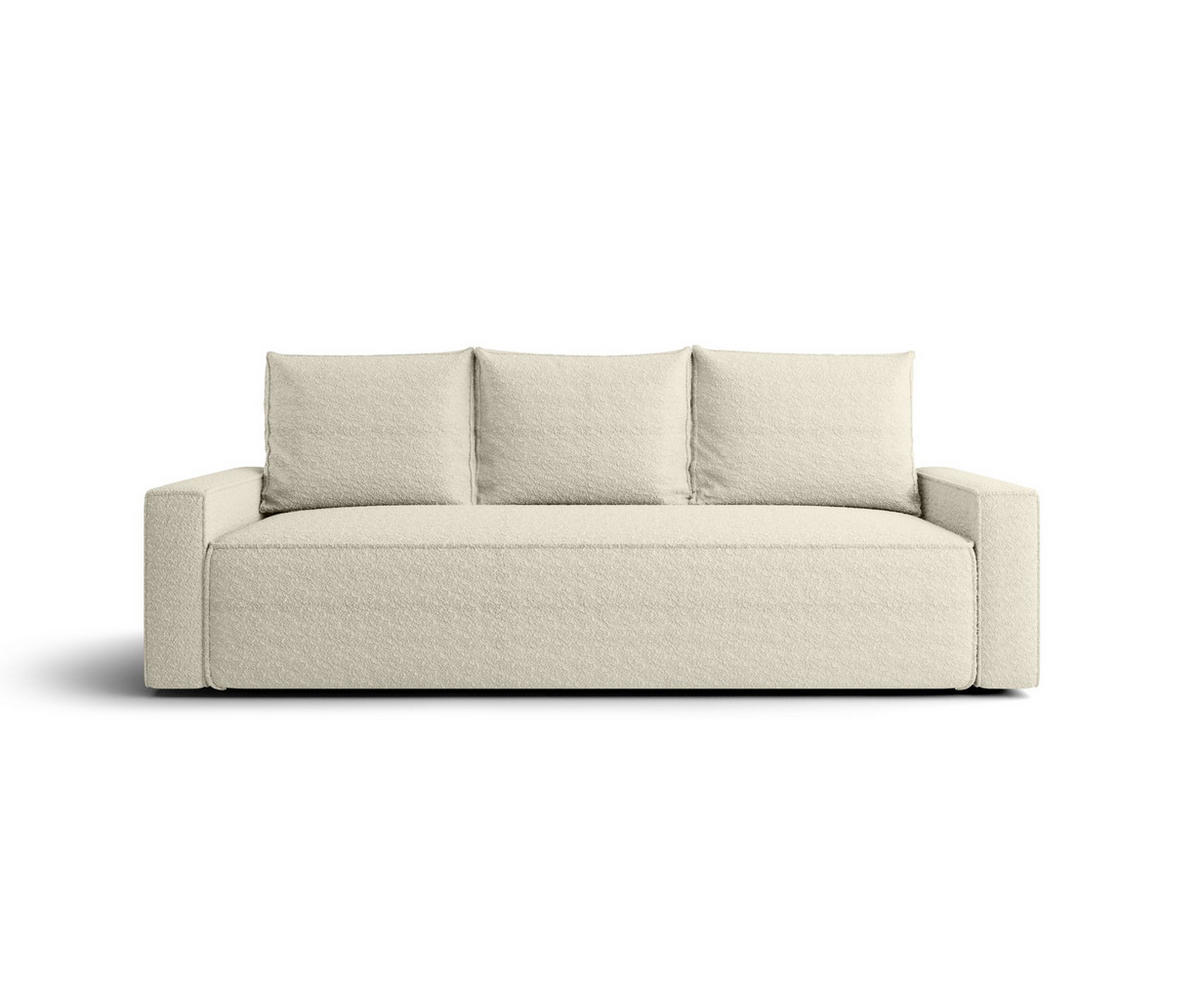 SOFA mit Schlaffunktion SAVIO Quelle 03 - Beige, Textil (232/90/90cm) - Bedante