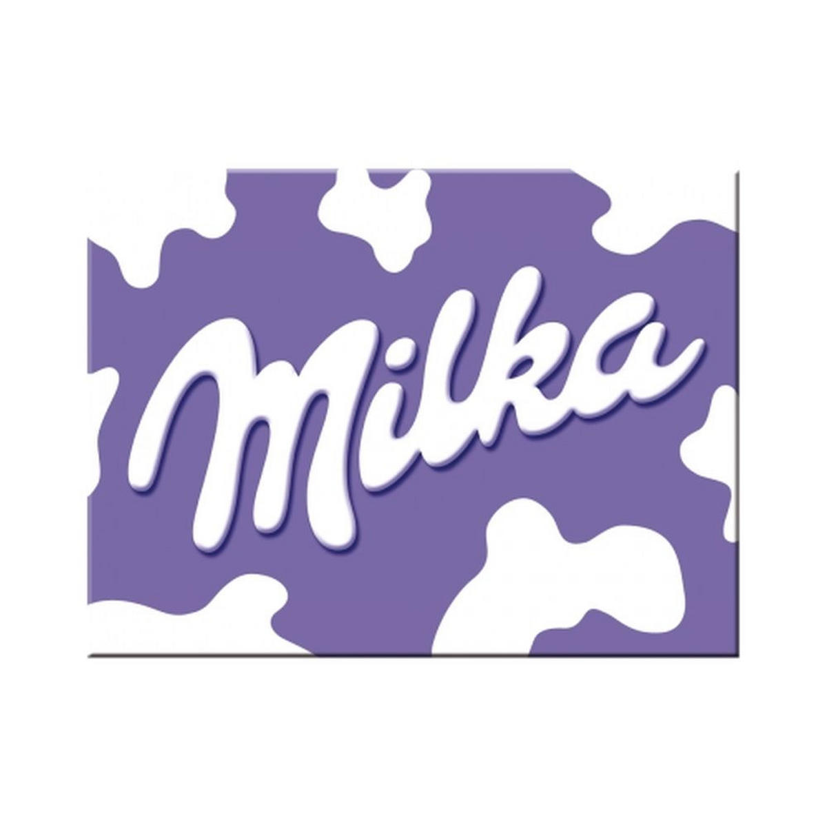 MAGNET 6/8 cm Milka Kuhflecken - Multicolor, Metall (8/6/0.1cm) - Nostalgic-Art