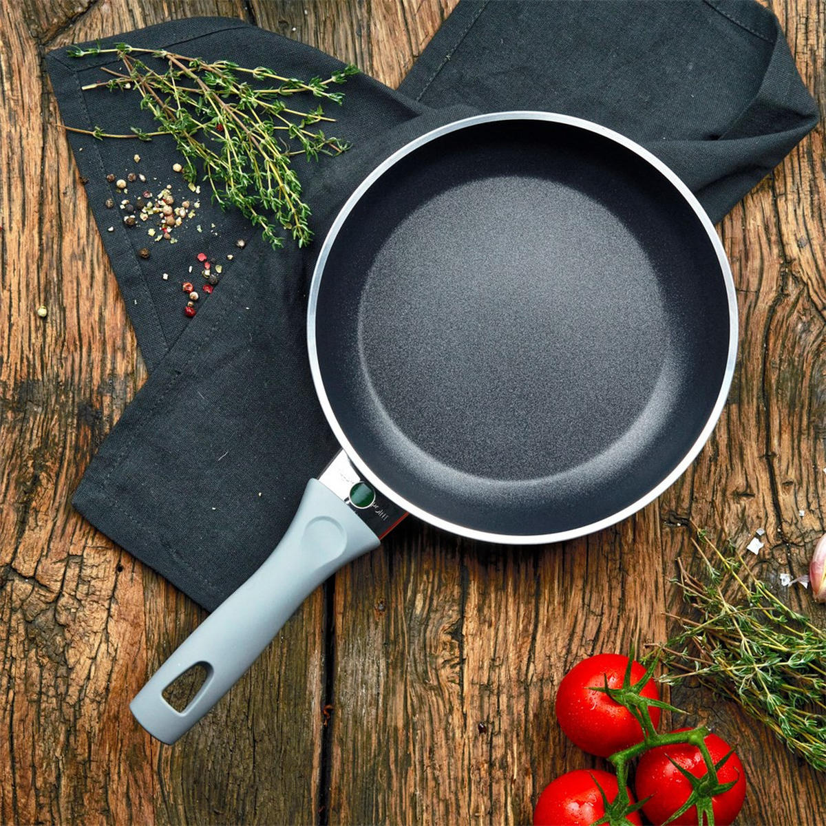 PFANNE Grau 32/32/5 cm 750030530 - Grau, Metall (32cm) - Ballarini