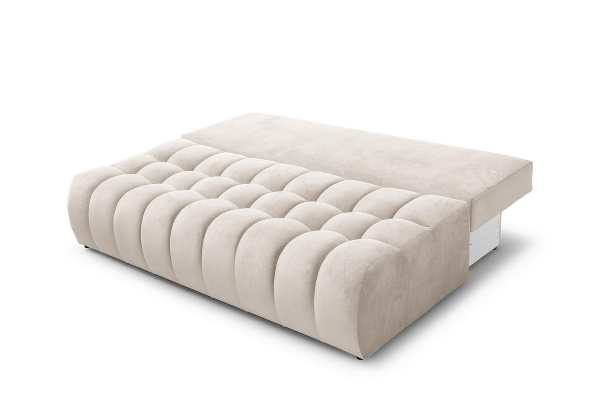 SOFA 200 cm in Beige - Beige, Textil (200/92/115cm) - Home Collective
