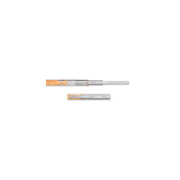 KORPUSSCHIENEEN Kugelgelagerter für Schubladen mit Vollauszug, mit Schließautomatik, Höhe 45mm, Länge 300mm, Stahl, Verzinkt - Zinkfarben, Metall (5.5/3/30cm) - EMUCA