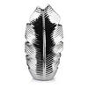 VASE Leaf Silber 17/7.5/35 cm Keramik - Silberfarben, Keramik (35cm) - Mondex