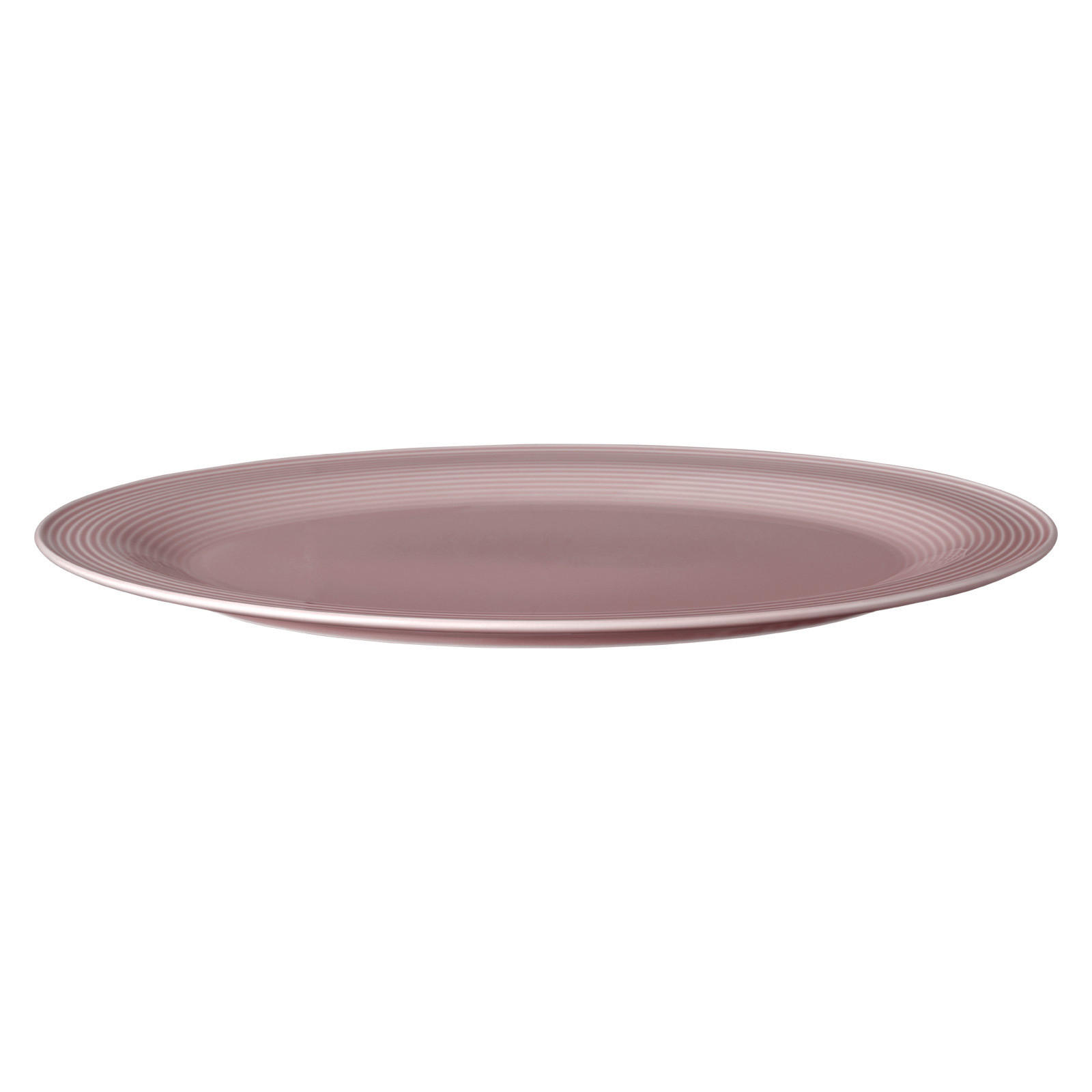 SERVIERPLATTE Beat Color Glaze Altrosa 35 x 28 cm - Dunkelrosa, Keramik (28/2.2/35.3cm) - Seltmann Weiden