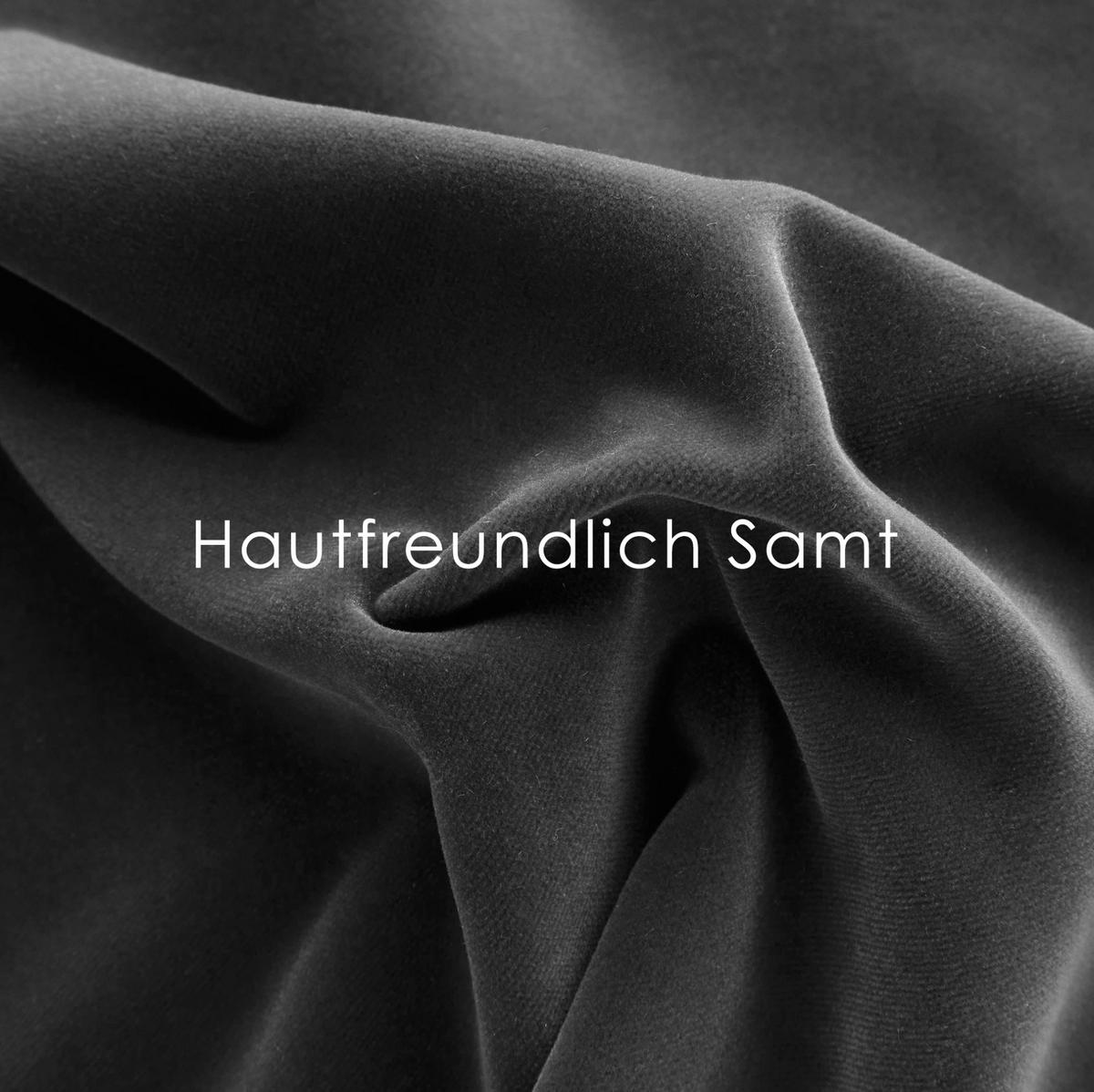 POLSTERBETT 140/200 cm Grau aus Samt mit Bettkasten - Grau, Textil (140/200cm) - OKMYHOME