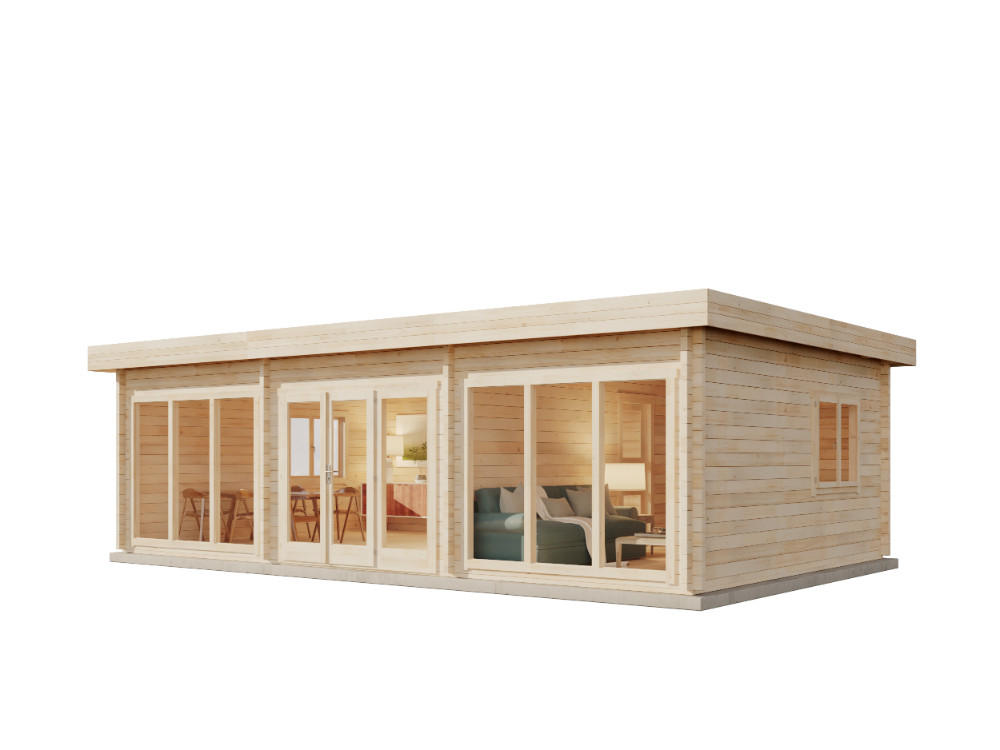 Alpholz Gartenhaus Natur 933x270x586 cm