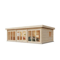 GARTENHAUS Holz Campus - Naturfarben, Holz (933/270/586cm) - Alpholz