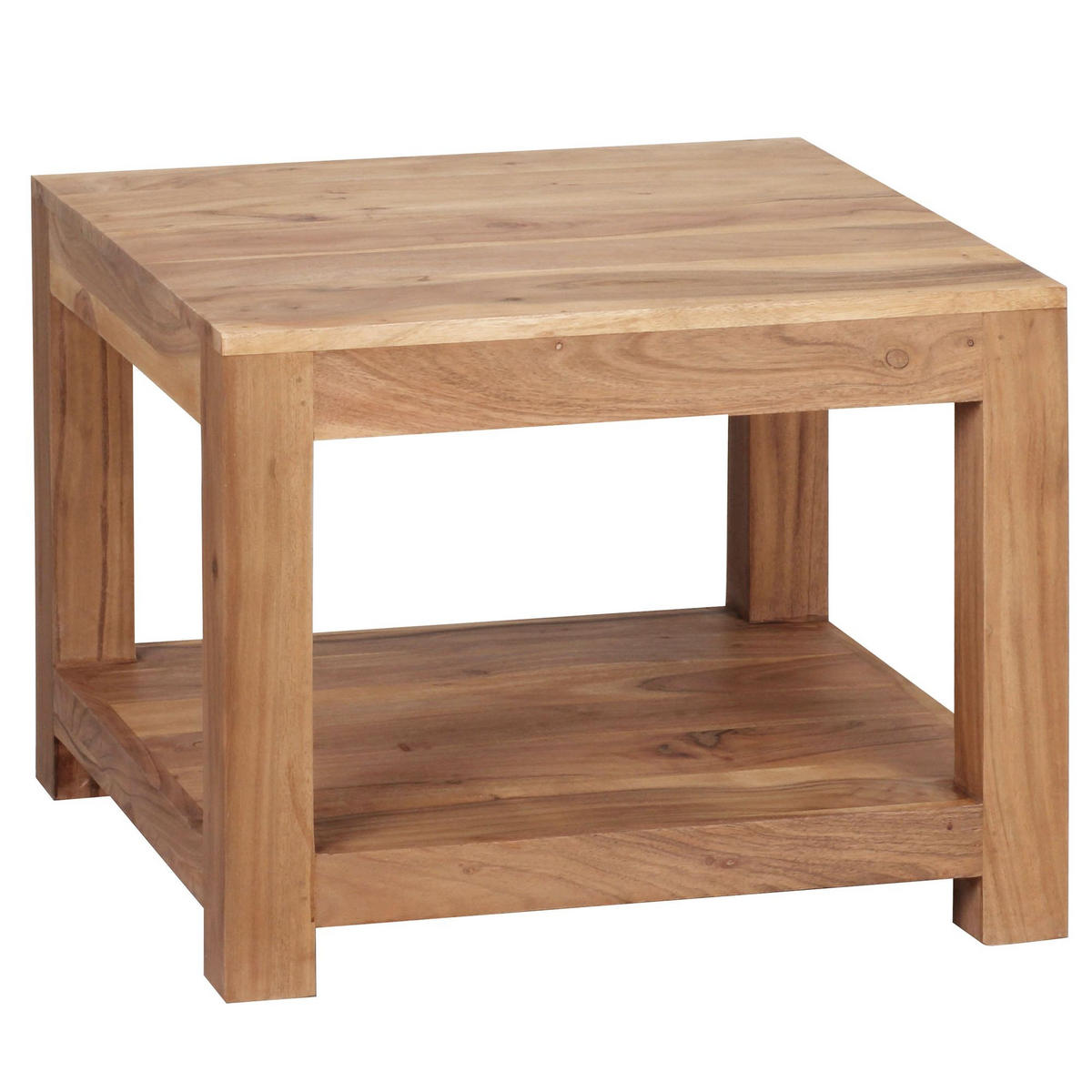 COUCHTISCH ALAINA Akazie - Akaziefarben, Holz (60/60/45cm) - tinkaro