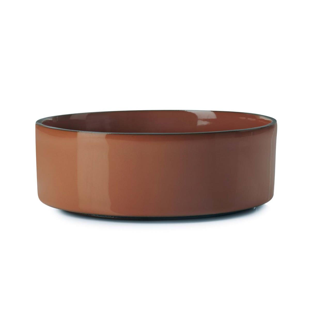 SCHALE / TELLER CARACTERE 14 cm Zimt - Braun, Keramik (14cm) - Revol Porcelaine France