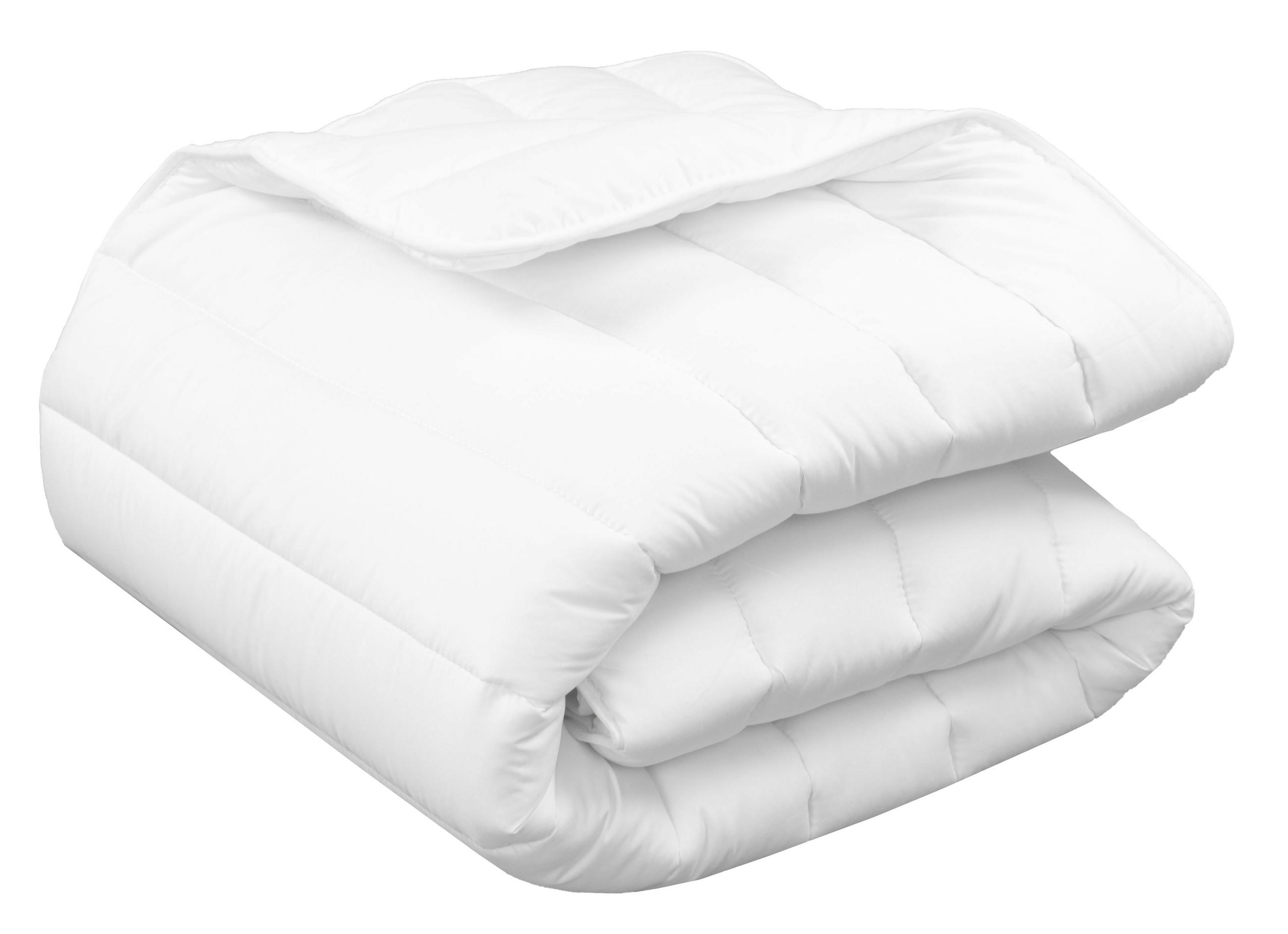BETTDECKE, 135x200 cm, 100% Polyester, Weiß - Weiß, Textil (135/200cm) - Zollner